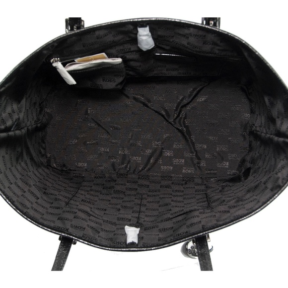 Michael Kors Purple Stars Leather Large Tote - Picture 2 of 6